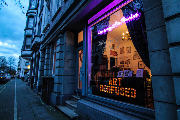 Atelier, Tattoostudio von Angelina Katharina Petersen, mit dem Namen -Das Magische Theater