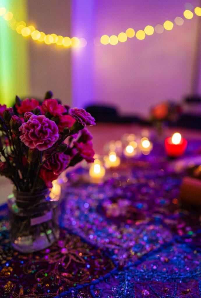 Besondere Atmotphäre bei einem Frauen Retreat in Leipzig